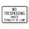 Signmission Safety Sign, 12 in Height, Aluminum, No Tres - No Tres U Law A-1218 No Tres - No Tres U Law - alternate 1